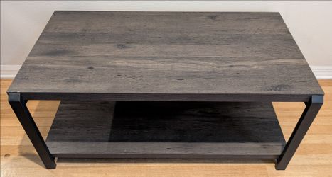 Modern Dark Gray Coffee Table