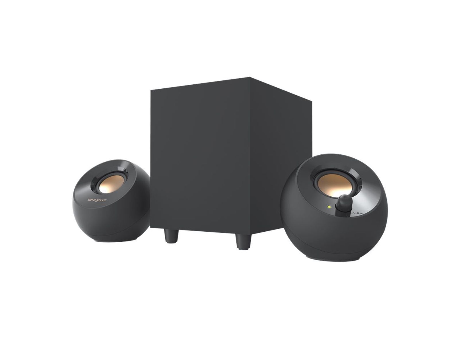 Small Speakers + Subwoofer - Creative Pebble Plus