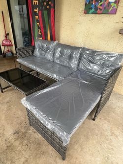 Brand New 3 Piece Patio Furniture Sectional