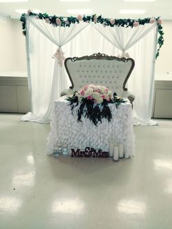 Sofa .flowers and decor