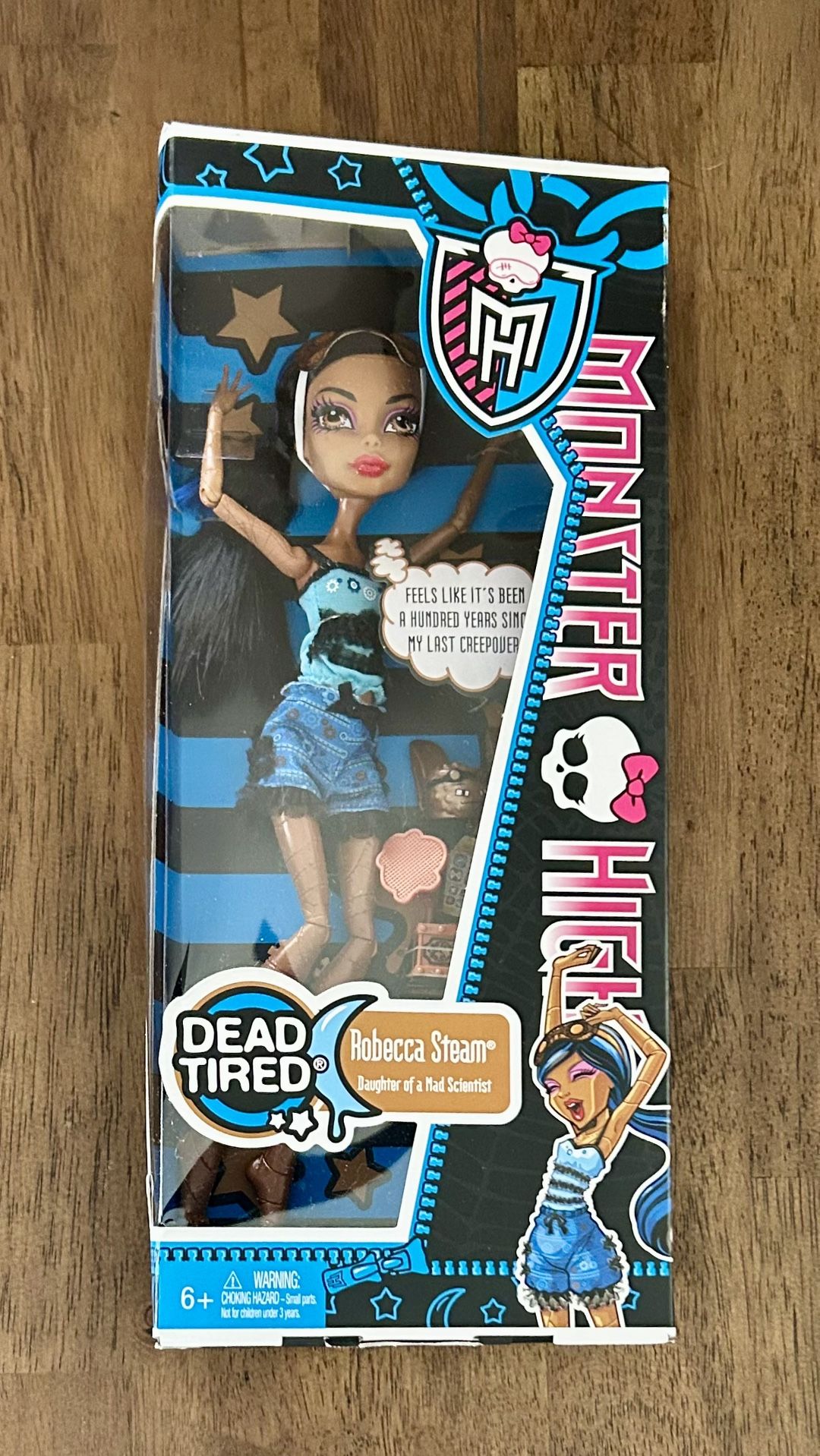 Monster High Dead Tired Robecca Steam Doll 2012 NEW!