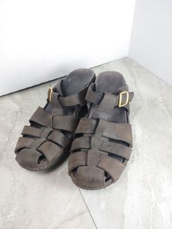 Brown Leather Size 8 Patagonia Sandals Shoes Women's