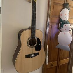 Mitchell 12 String Acoustic-Electric Guitar 