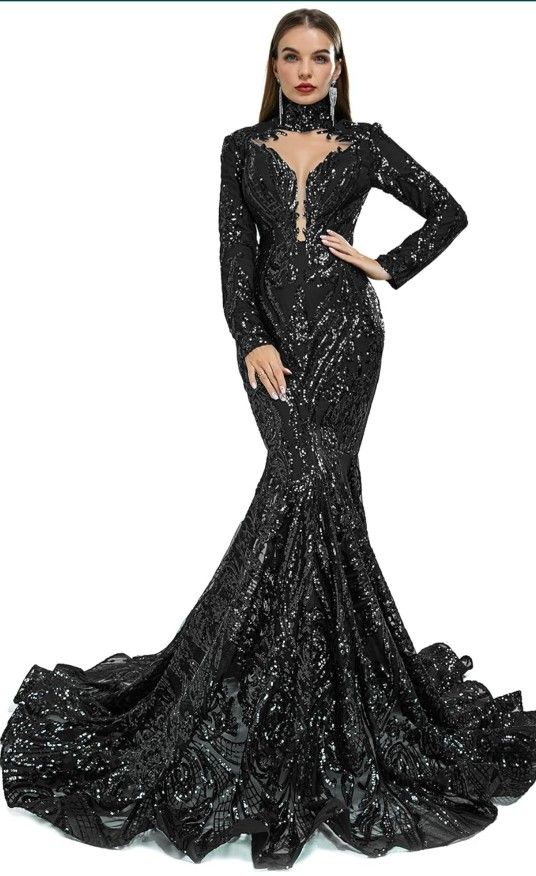 Size 22 Black Wedding Or Prom Dress