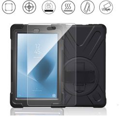 Fire HD 8 Tablet Case with Screen Protector 2017 2018, Gzerma Heavy Duty Shockproof Rugged Cover with Stand and Hand Strap for Amazon Kindle Fire HD 8
