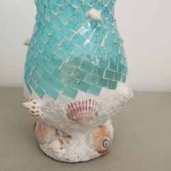 Glass Tabletop Candle Holder