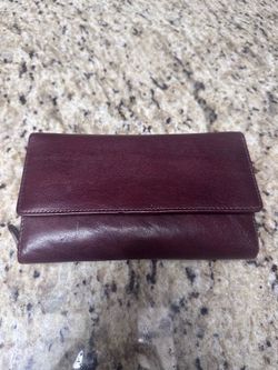 Wilsons Leather wallet dark brown