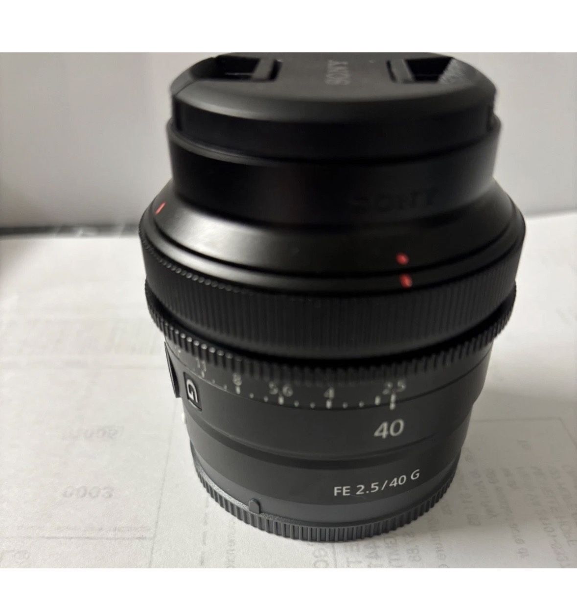 Sony 40mm 2.5 G