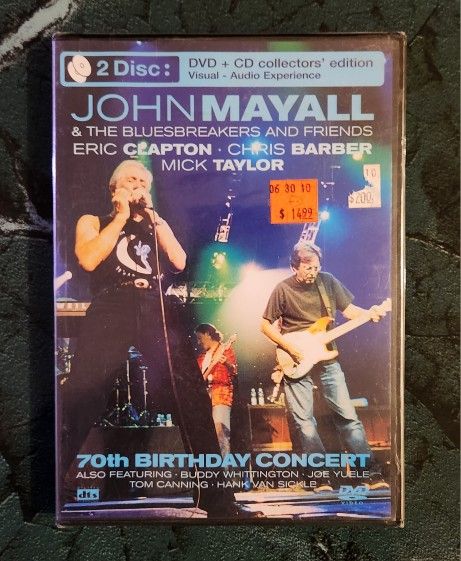 John Mayall & the Bluesbreakers - 70th Birthday Concert DVD & CD Collector's NEW