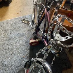 Low Rider Bicycle With Wire Wheels