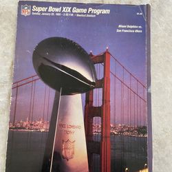1985 Super Bowl Program (not a reprint 