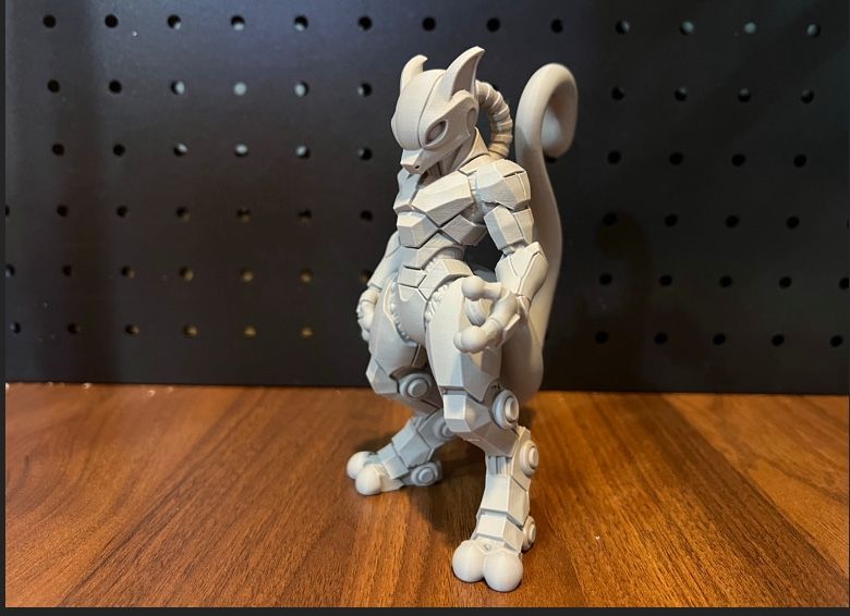 Mecha Pokémon Series-Mewtwo Full-Body Statue