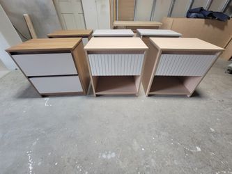 New bedside tables for sale.