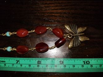 Lucky brand butterfly necklace