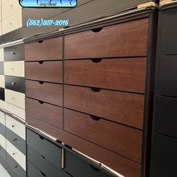 Katy Eight Drawer Dresser Chest Compressed New 