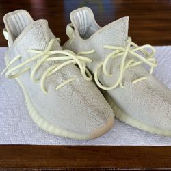 Yeezy 350 V2 Butter (Used, No Box) Size 9