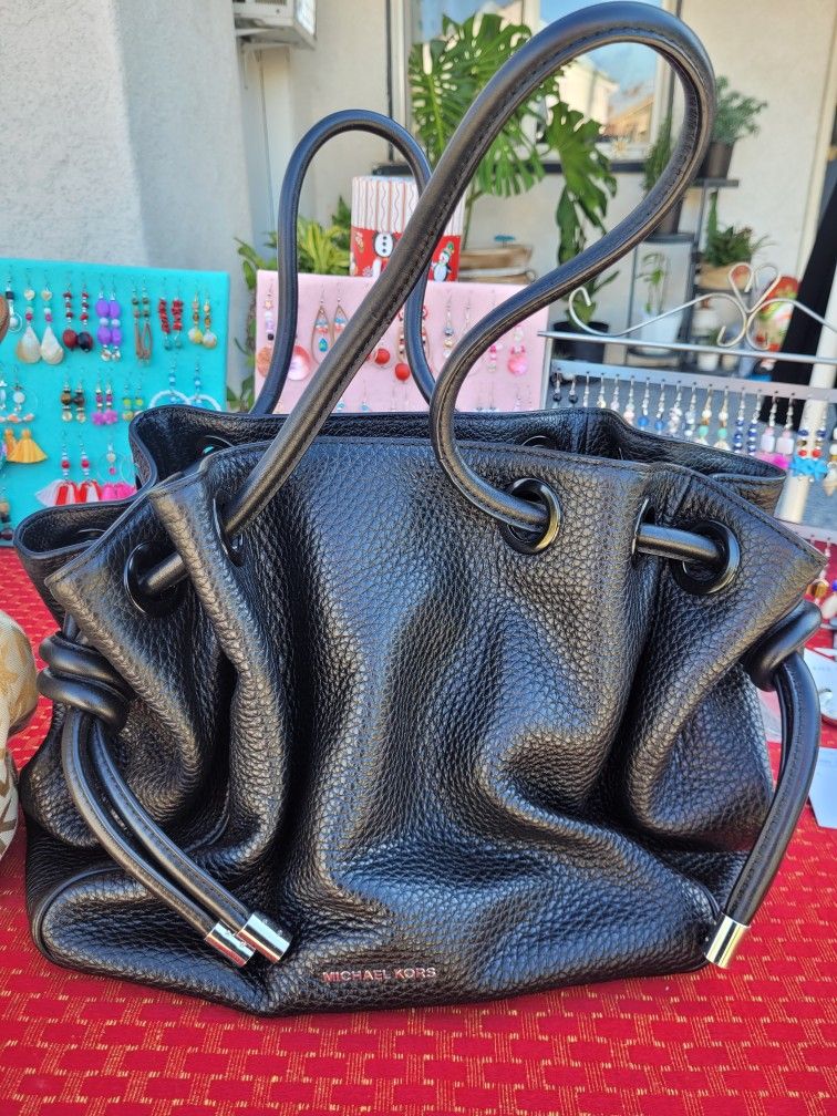 Dahlia Large Leather Tote by Michael Kors