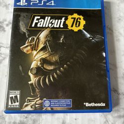 PLAYSTATION 4 PS4 FALLOUT 76 VIDEO GAME - COMPLETE