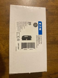 Eaton 20A AFCI breaker plug on neutral