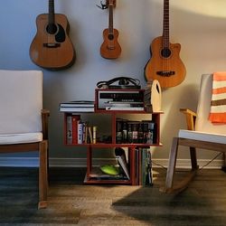 Teak Solid Wood Rocking Chair