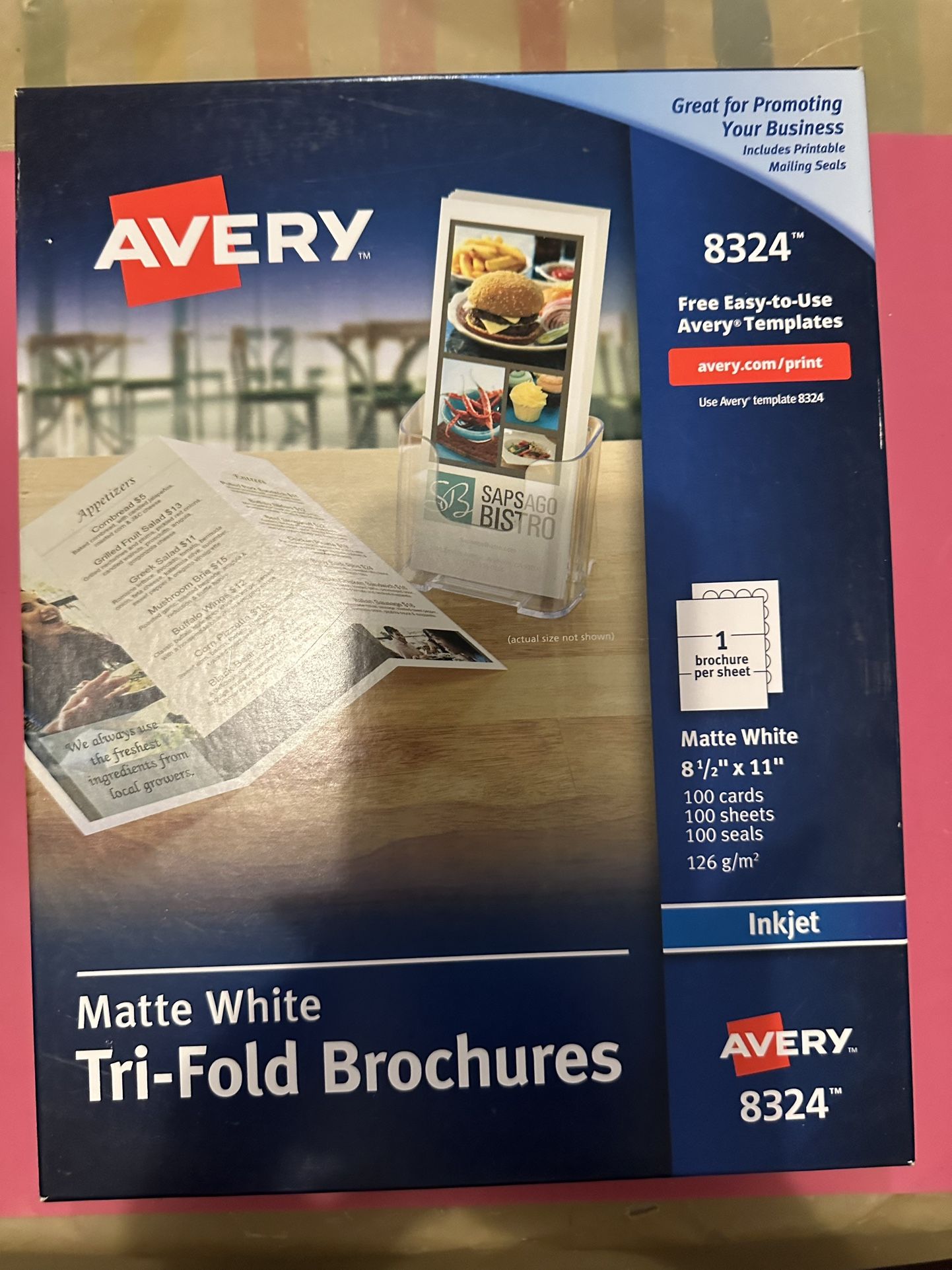Tri Fold Brochures,Printable,,100 Qty