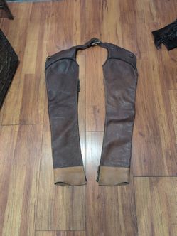 Vintage leather chaps