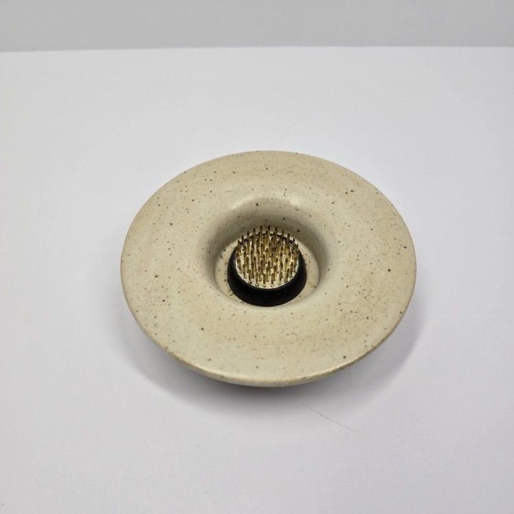 BMLR Beige Stone Vase 5"Japanese Ikebana Flower Pot Garden Decor Fashion Ceramic