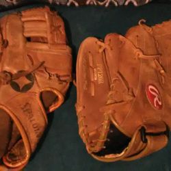 2 Ball Gloves That Fit On The Right Hand