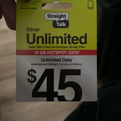 Strait Talk Unlimited $45 Plan