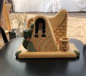Wooden napkin holder