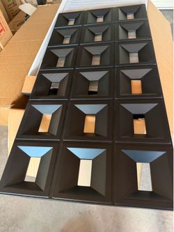 Paneles de pared 3D Negros