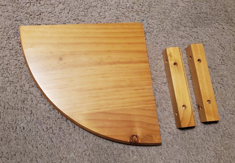 Solid Wood Corner Shelf