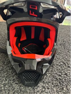 FOX helmet.