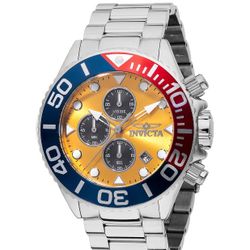 NEW 52mm INVICTA GRAND DIVER VD57 CHRONO SILVER SS BAND 48585 WATCH MSRP $449