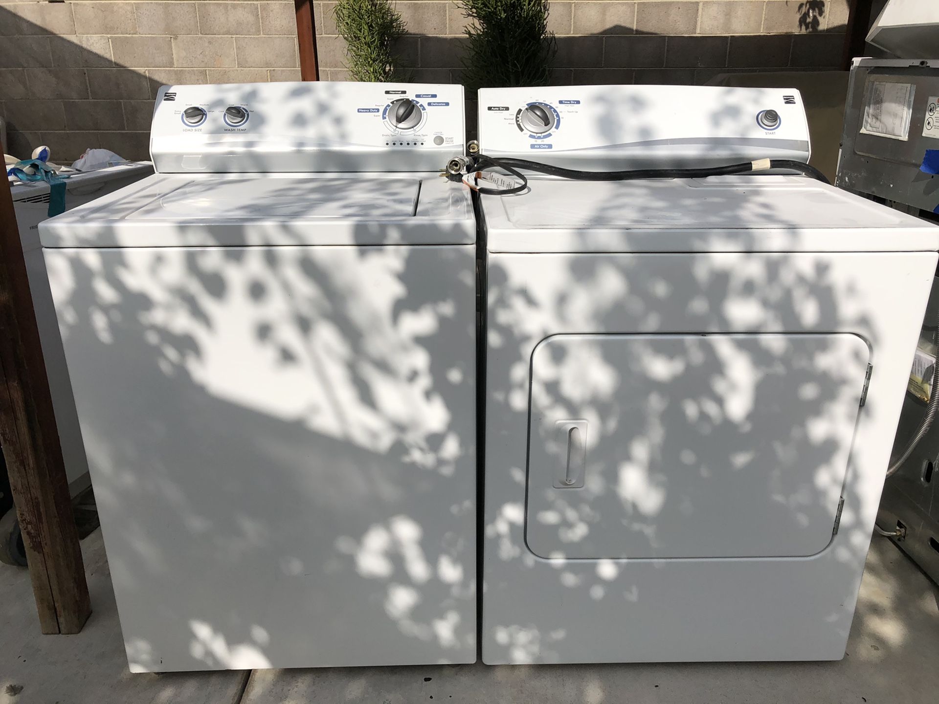 Kenmore washer and electric dryer $190 both