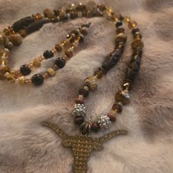Longhorns Necklace Unisex
