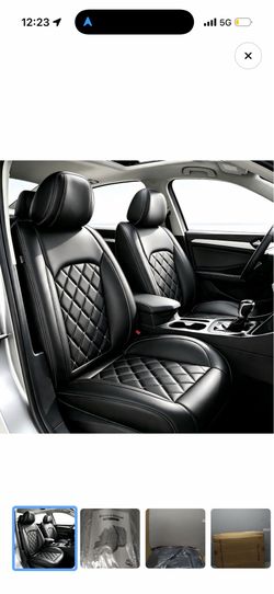 Custom Fit Leather Seat Covers for Volkswagen VW Jetta (2007-2026) Full Set - New