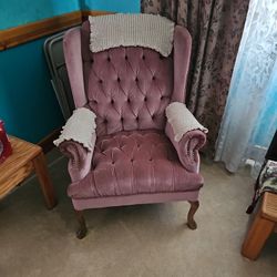 Two Chairs  One With Ottoman  FOR SALE