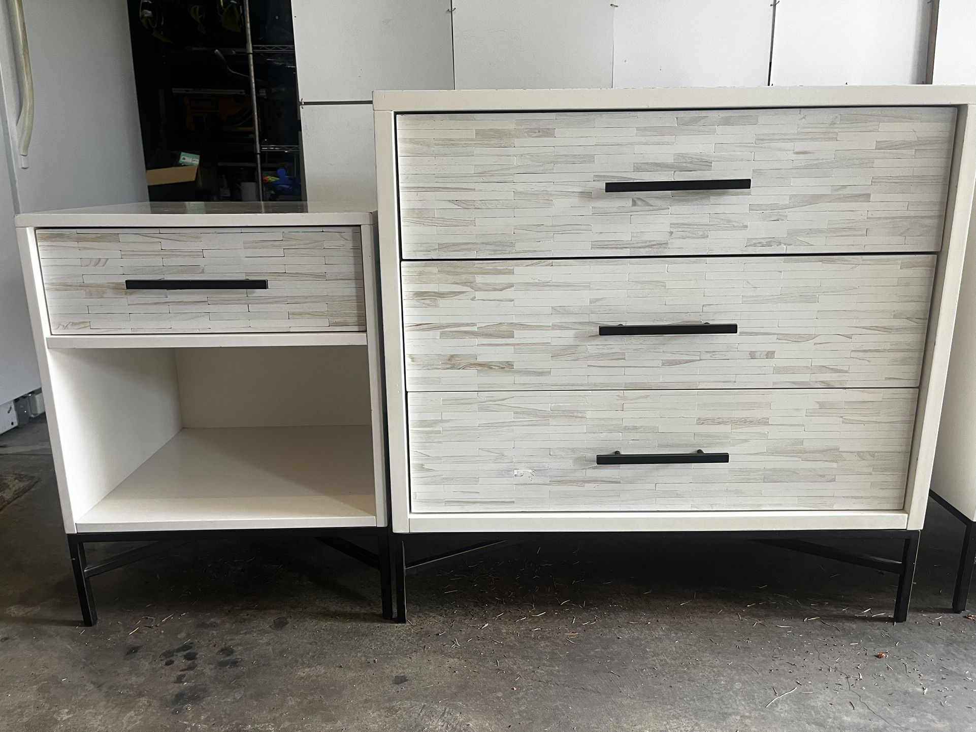 West elm Bedroom Dresser And Nightstand Set