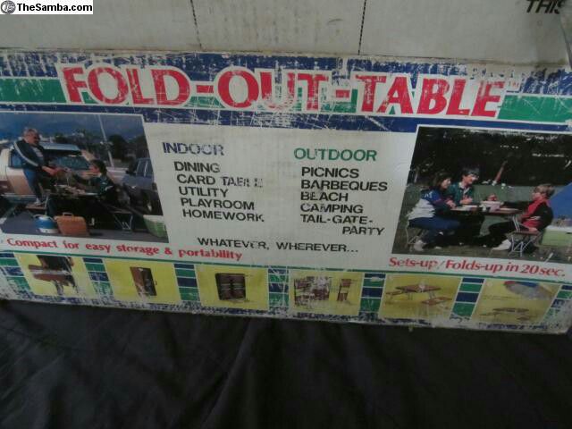 Fold out table k&s never used Get Ready For Summer