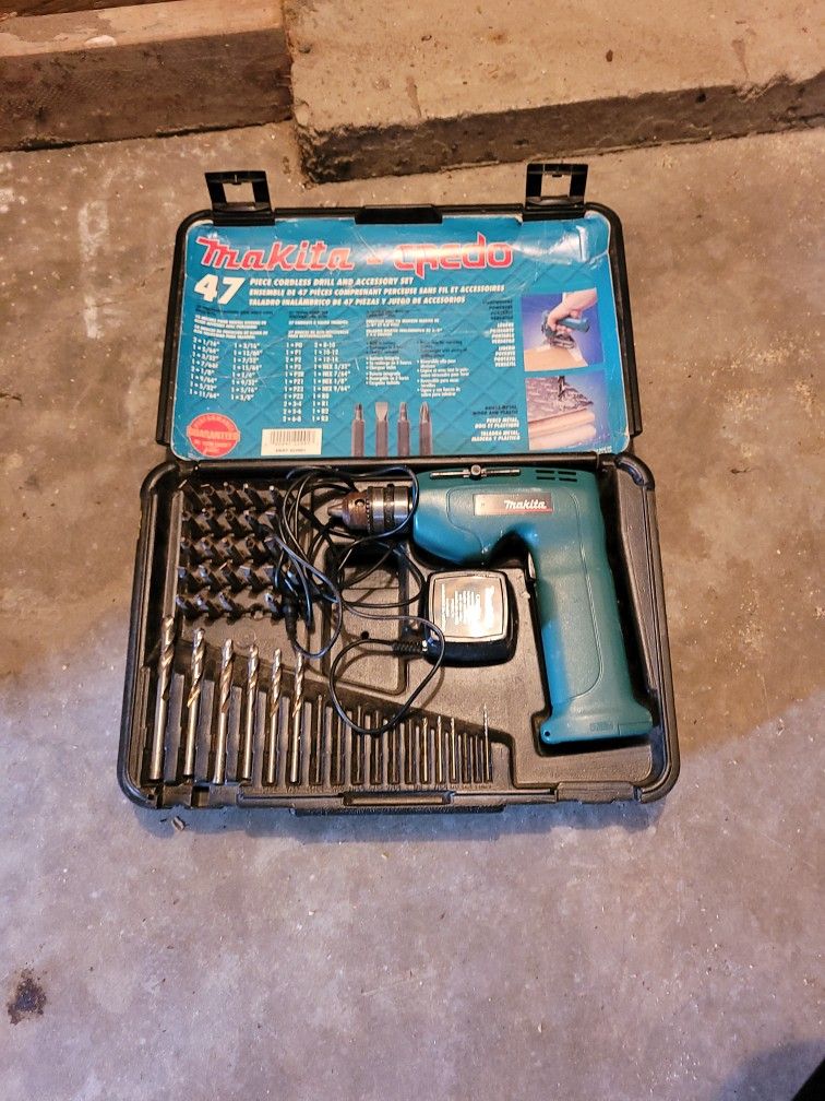 Makita Drill And 47ps. Drill Set