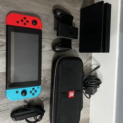 Nintendo Switch 1 With Case