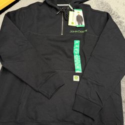 NEW John Deere High Quality Men’s XL 1/4 Zip Hoodie, brand new with tags!  