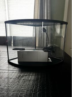Top Fin Corner Tank Aquarium Starter Kit - 6 Gallon