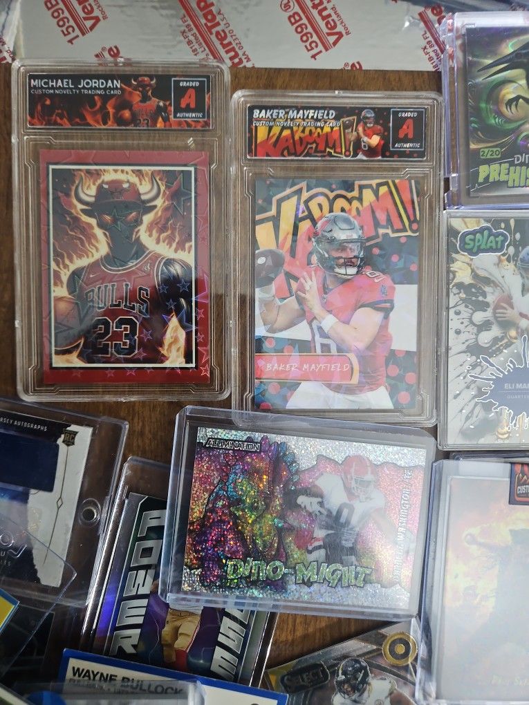 Custom Cards  Rookies.  Jayden ,Bo,Penix