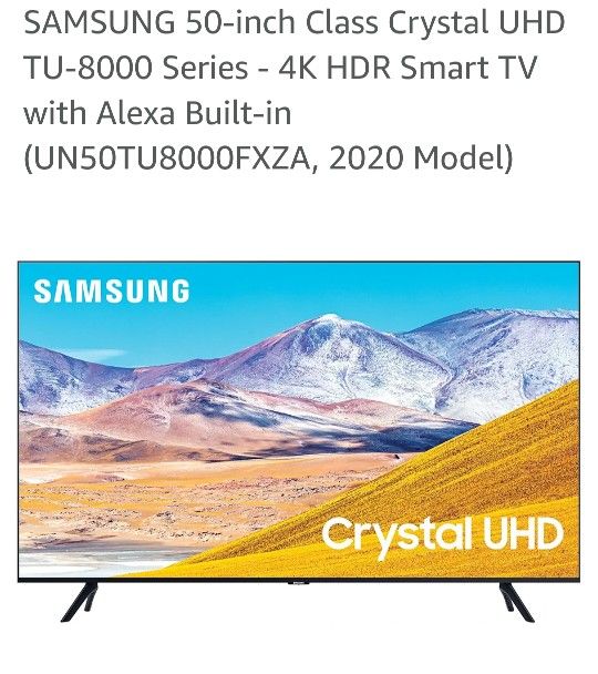 Free 50" Samsung Smart TV with legs