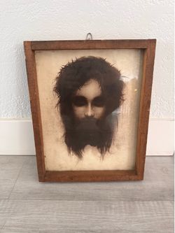 Framed christ print