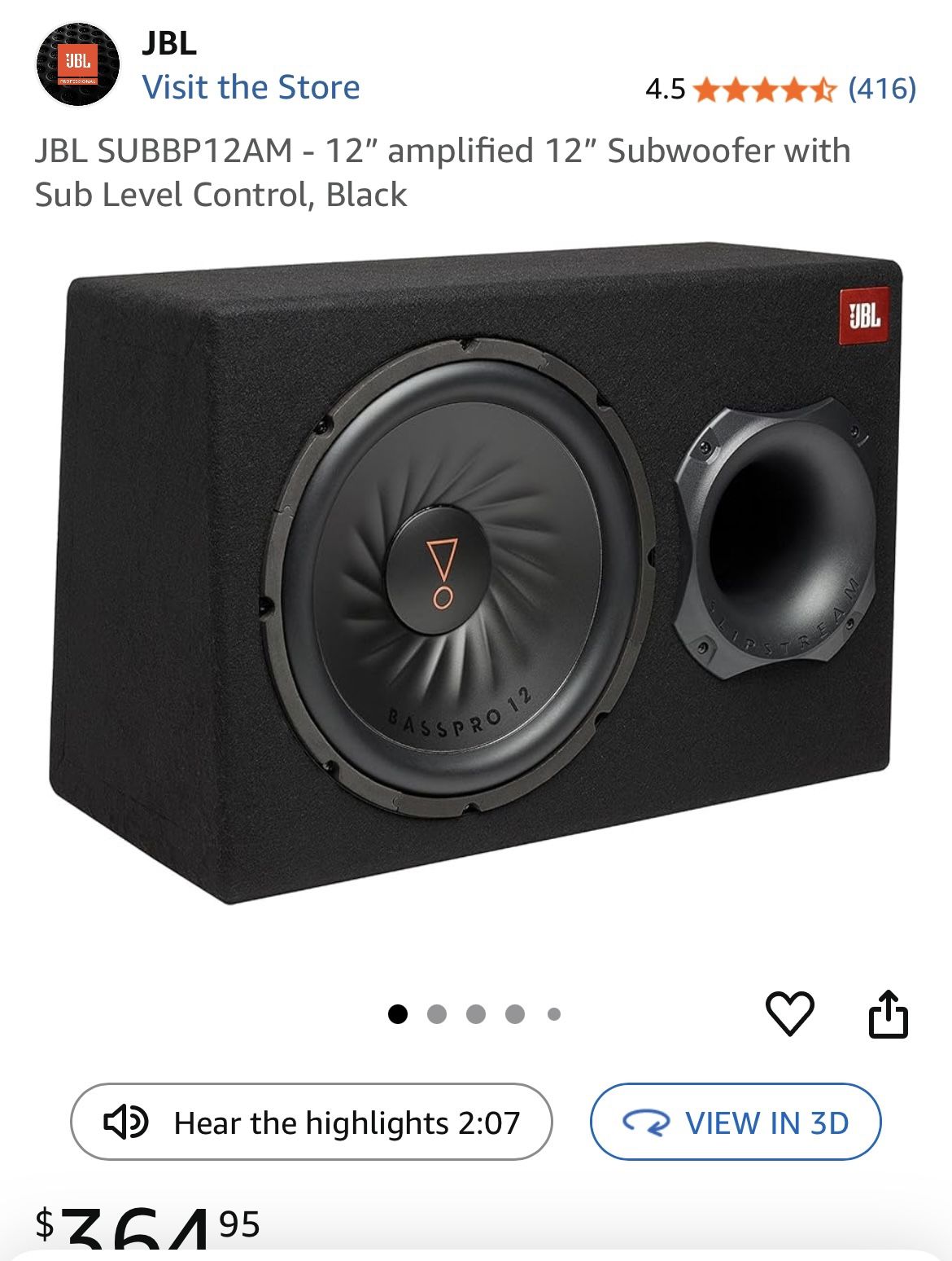 JBL CAR SPEAKER