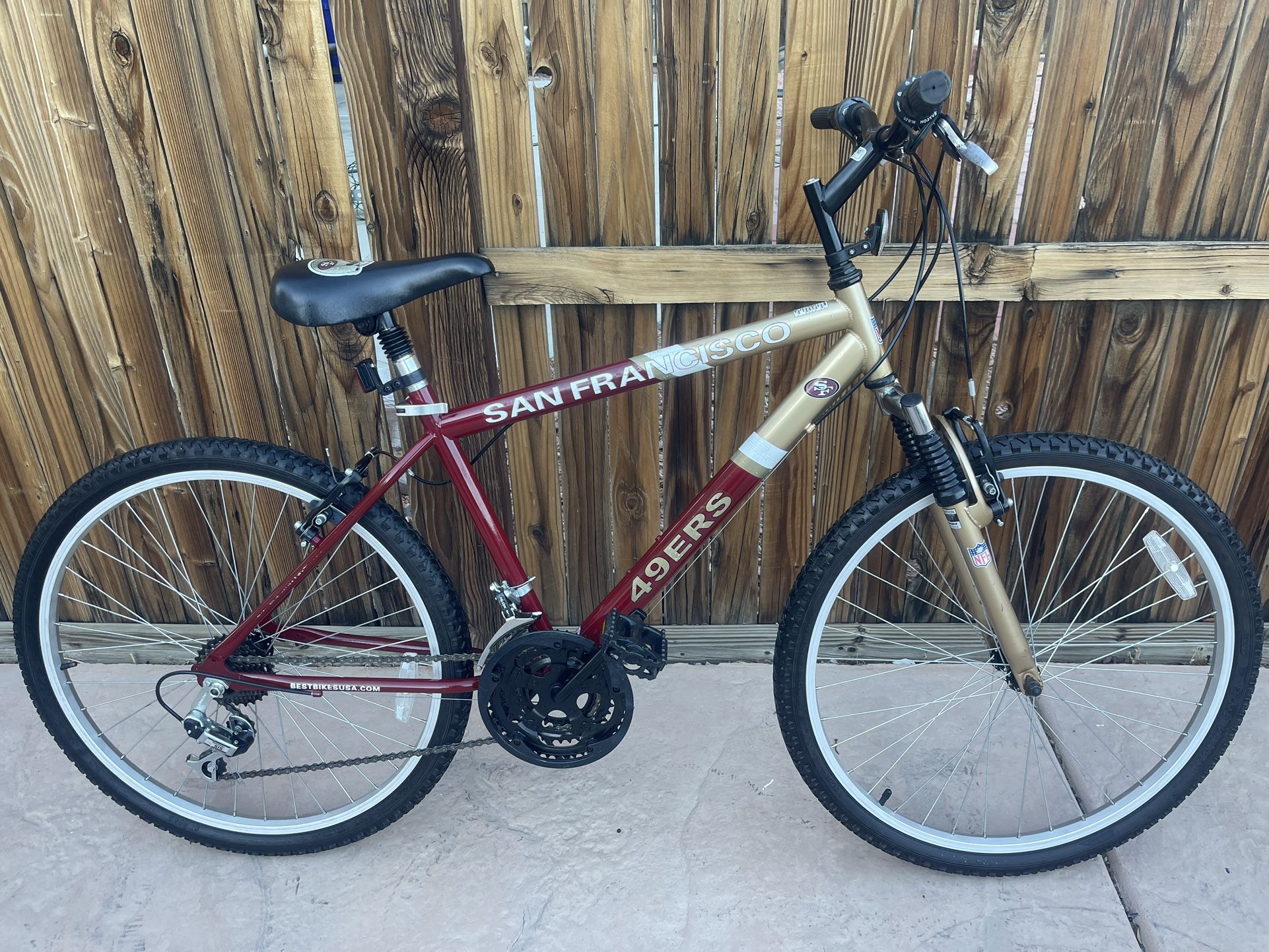 San Francisco 49ers Custom Bike 26 Inch 