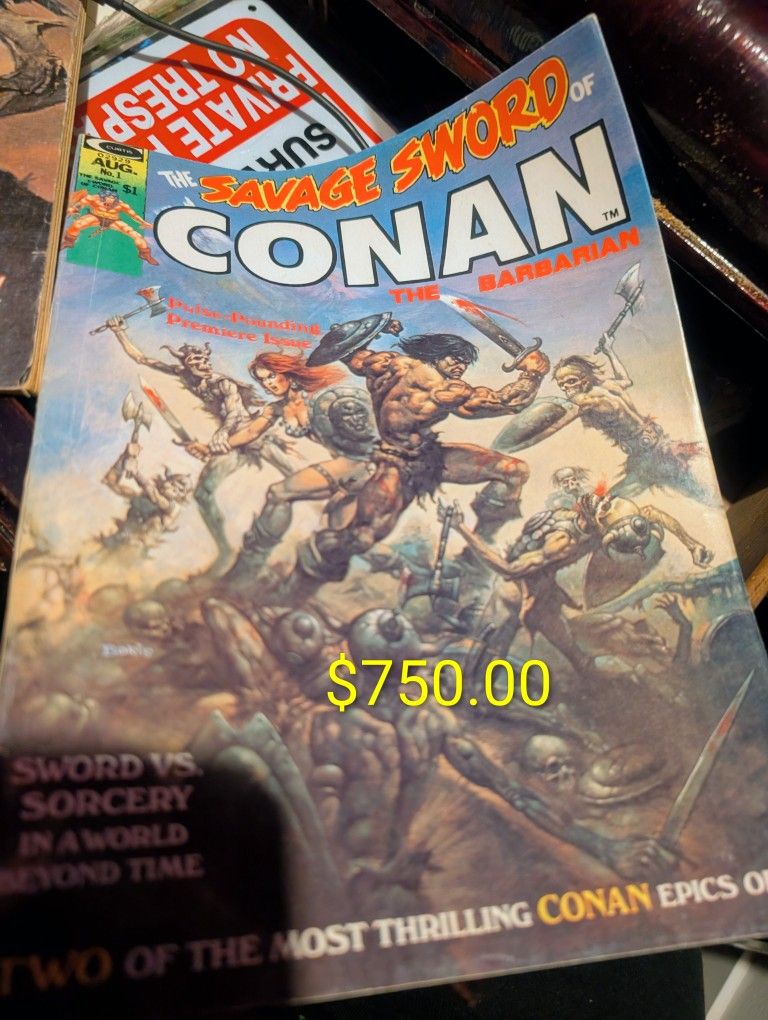 Number 1 Savage Sword Of Conan